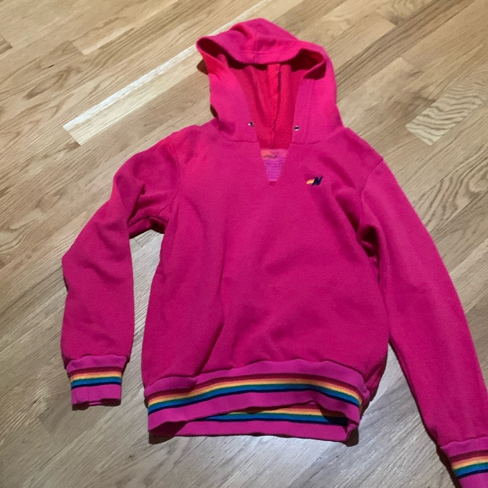 Pink aviator nation girls sweatshirt